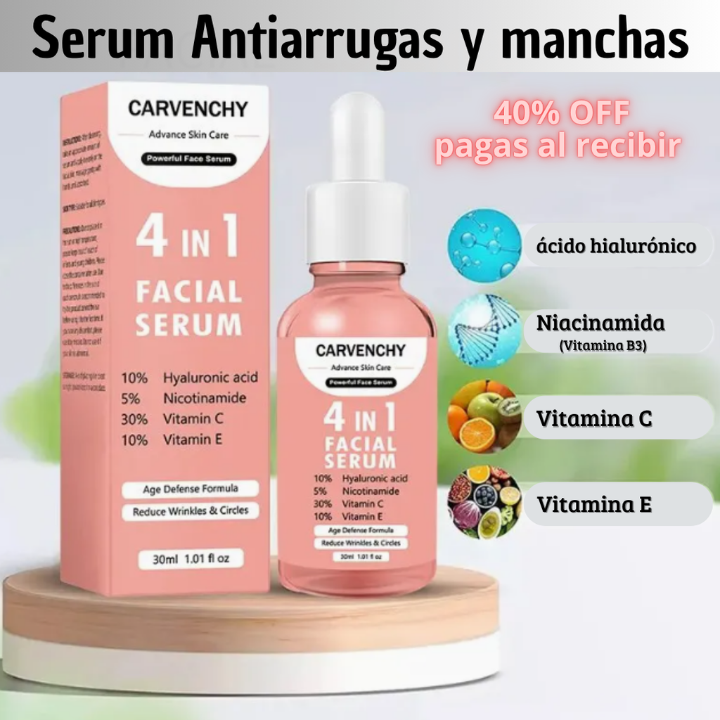 Serum 4 En 1 Antiarrugas Y Manchas